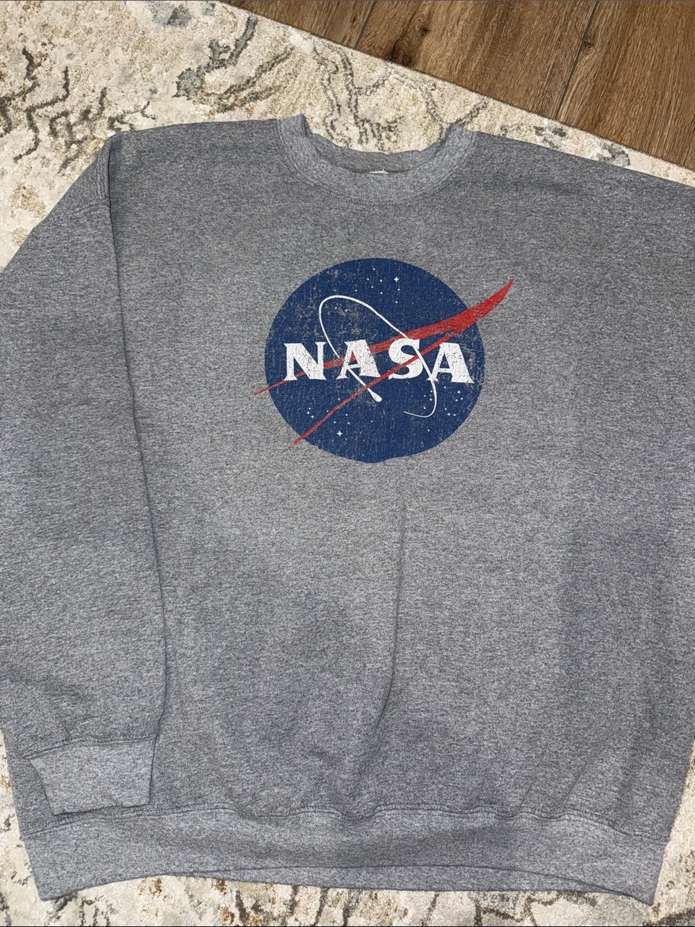 Vintage nasa gray sweatshirt - men’s XL